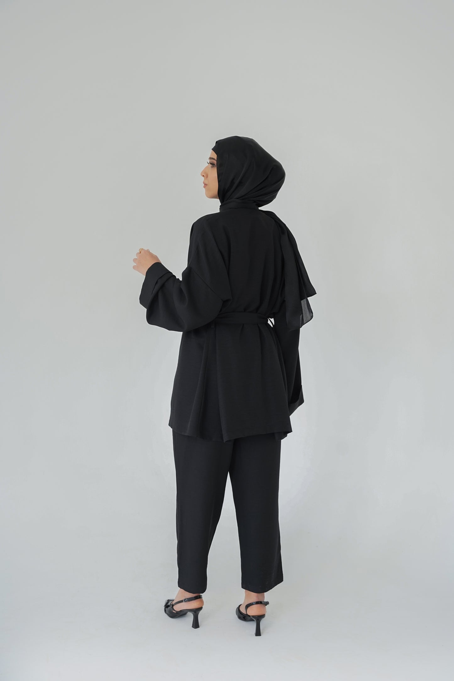 Nisaje Alt Üst Takım - Siyah