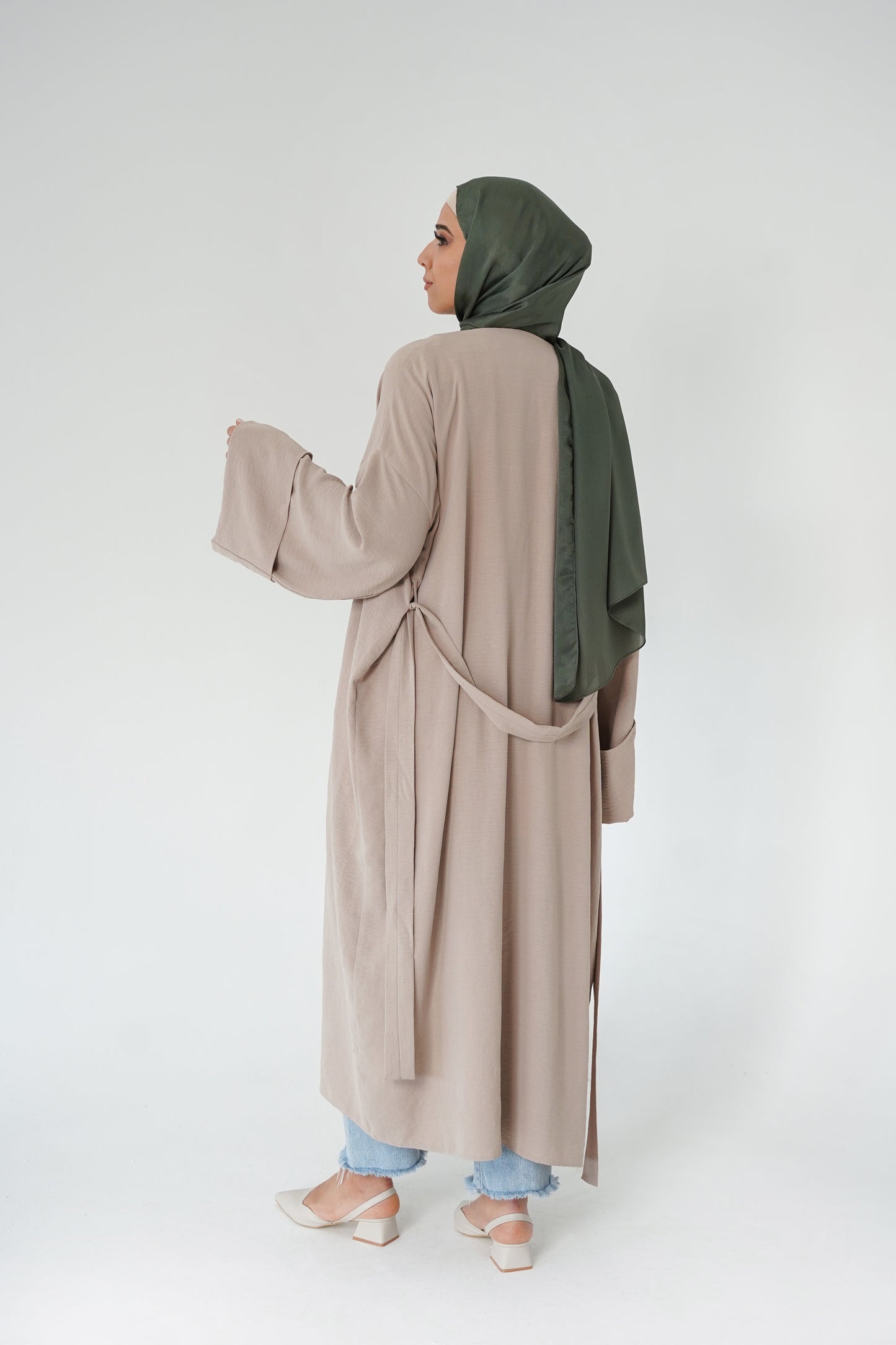 Nisaje Abaya - Bej